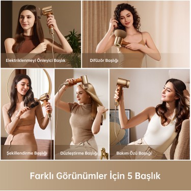 Dreame Miracle Saç Kurutma Makinesi 5in1 600 Milyon Negatif Fiyatı
