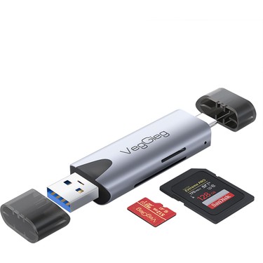 VegGieg Type-C ve USB 3.0 Sd-Microsd Tf Kart Okuyucu Fiyatı, 4.1