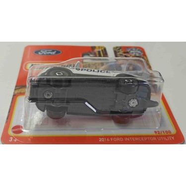 thumbnail image 2 of MATCHBOX - FORD INTERCEPTOR UTILITY POLICE CAR 2016 2 of 11