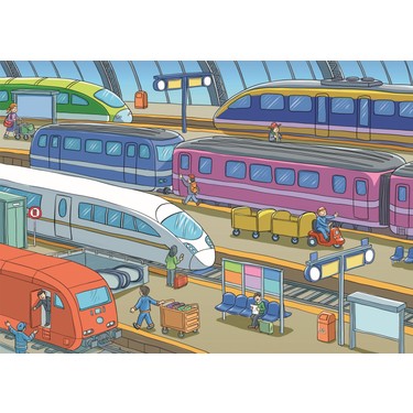 KS Games The Railway Station Pre School Puzzle 35 Parça Fiyatı
