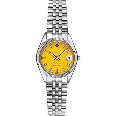 Gant G181009 Quartz Çelik Gri Sarı Kadran 28 mm Kadın Kol Fiyatı