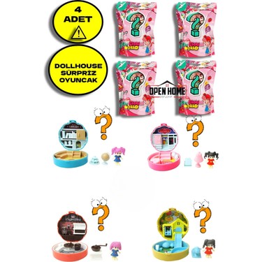 Toyfest 4 Adet Taşınabilir Dollhouse Sürpriz Paket Fiyatı