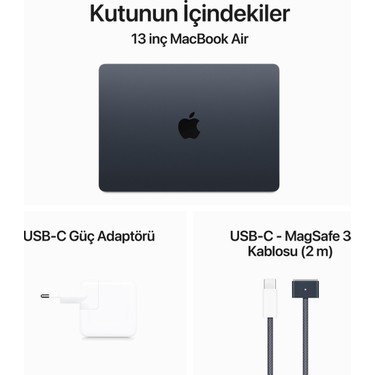 Apple MacBook Air M3 24GB 512GB SSD macOS 13 Taşınabilir Fiyatı