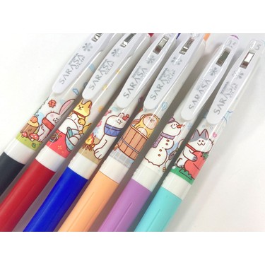 Zebra Sarasa Limited Edition 0.5mm Winter Animals 5'li Jel Fiyatı