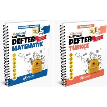 Çanta Yayınları 2025 5. Sınıf Matematik - Türkçe Alıştıran Kitabı
