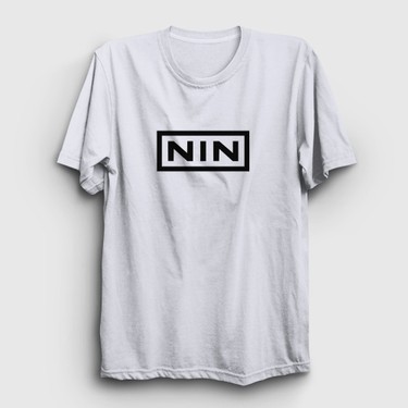 Presmono Beyaz Logo Rock Nin Nine Inch Nails T-Shirt Fiyatı