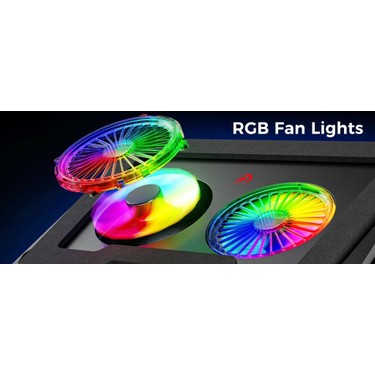 Classone GT102 Gaming Laptop Soğutucu, 2200RPM , Rgb Işıklı Fiyatı