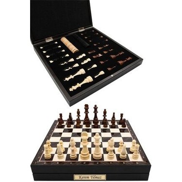 Cooper Chess 36 cm Ahşap Ceviz Desenli Kutulu Satranç ve Fiyatı
