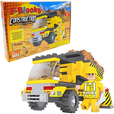 Furkan Toys F-Blocks Inşaat Serisi 115 Parça FR37982 Fiyatı
