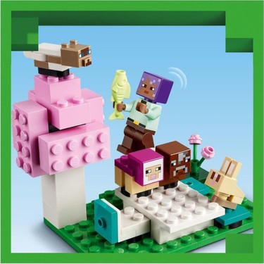 の LEGO Minecraft Panda's Paradise Toys Presents Birthday