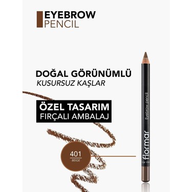 Flormar-Tarayıcı ve Dağıtıcı Fırça Kapaklı Eyebrow Pencil Fiyatı