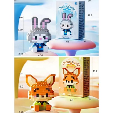 DEK Toy Store Bricks Yeni Stil Nick Wild - Judy Hopps Fiyatı