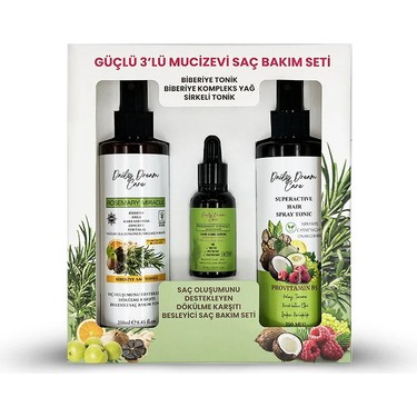 Diablogue ディアローグ スキンケアセット Daily Dream Care Rosemary Miracle Güçlü Mucizevi Saç Bakım Fiyatı