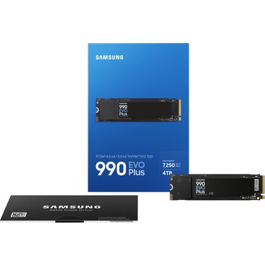 Samsung 990 EVO PLUS SSD 4TB, PCIe Gen 4x4 | Gen 5x2 M.2 Fiyatı