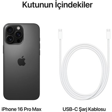 iPhone 16 Pro Max 256GB Siyah Sıfırdan Farksız Ürün Fiyatı