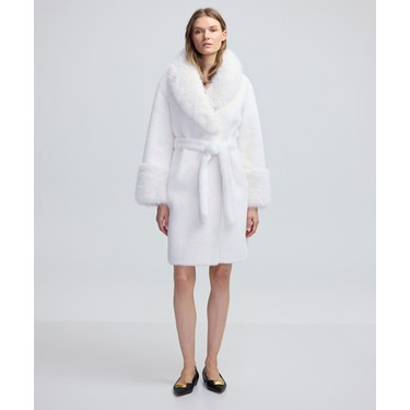 Geniş yakalı suni kürk IW6240008066018 Fiyatı - Taksit Seçenekleri