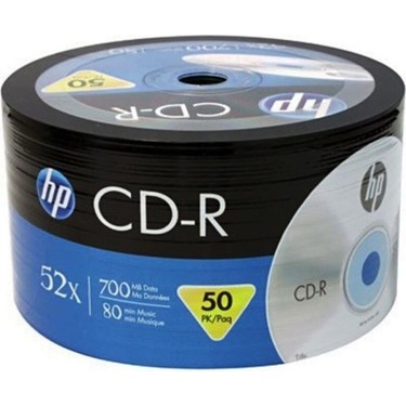HP Boş Cd 50'Li Paket Cd-R 52X 700 Mb Fiyatı - Taksit Seçenekleri