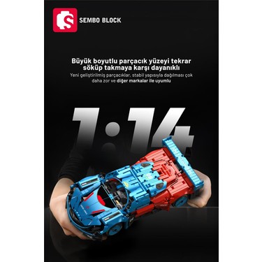 Sembo Block Mazda Furai Konsept Araba 1:14 1245 Parça Yapı Fiyatı