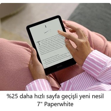 Amazon Kindle 7″ Paperwhite 2024 E Kitap Okuyucu 16 GB Kitabı