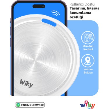 Wiky WikyTag Çocuk Smart AirTag Mavi - Akıllı Konum Takip Fiyatı