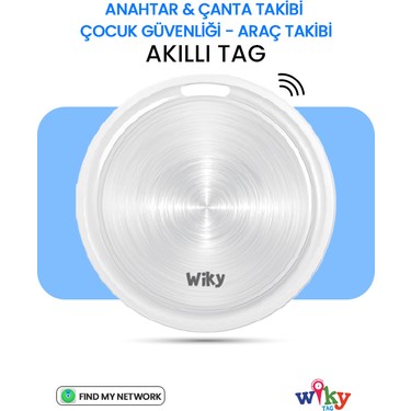 Wiky WikyTag Çocuk Smart AirTag Mavi - Akıllı Konum Takip Fiyatı