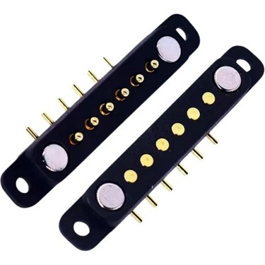 Motorobit 6-Pin 2.54MM 90C Pogo Pin Manyetik Konnektör Fiyatı