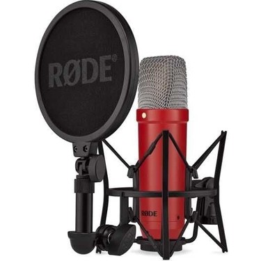 RØDE NT1 Signature Series レッド コンデンサーマイク Rode NT1 Signature Series Kırmızı Condenser Mikrofon Fiyatı