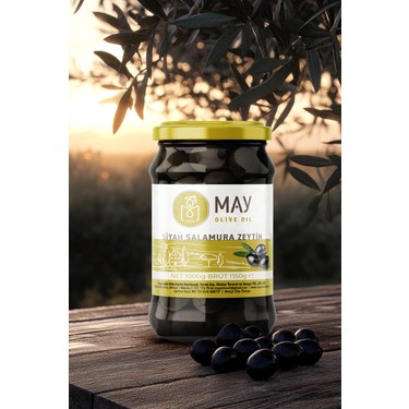 Doğal Siyah Salamura Zeytin - 1KG | MAY Olive Oil | Taze, Fiyatı