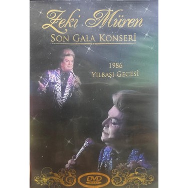 Zeki Müren Son Gala Konseri 1986 Yılbaşı Gecesi (DVD) Fiyatı