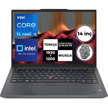 Lenovo Thinkpad E14 Gen5 I5-1335U 40 GB Ram 512 GB SSD 14'' Fiyatı