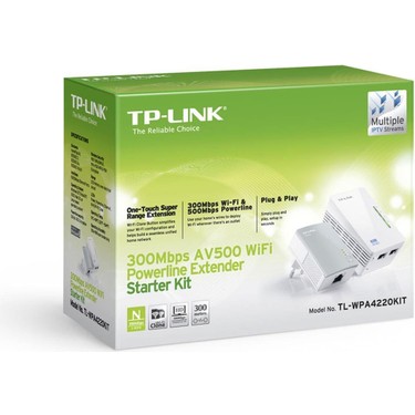 TP-Link TL-WPA4220kit Powerline Extender Kit Kesintisiz Fiyatı