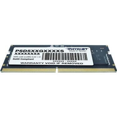 Patriot 16GB DDR5 4800MHz CL40 SODIMM Ram Yüksek Fiyatı