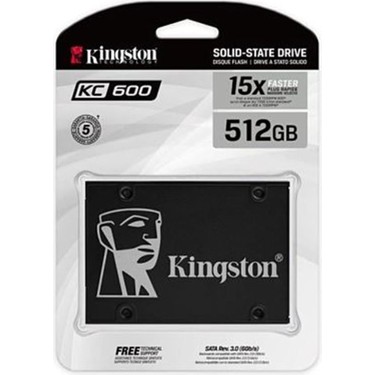 Kingston Kc600 512GB 550MB-520MB SATA3 SSD Fiyatı