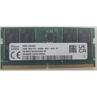 Hynıx 16GB Ddr5 5600MHZ Notebook Ram Value HMCG78AGBSA095N Fiyatı