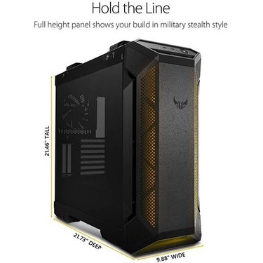 ASUS TUF GAMING GT501 RGB FANLI TEMPERLİ CAM USB 3.1 Fiyatı