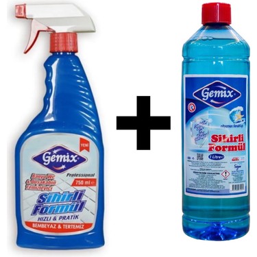 Gemix Derz Temizleyici Sihirli Formül Mavi Su 750 ml + 1000 Fiyatı