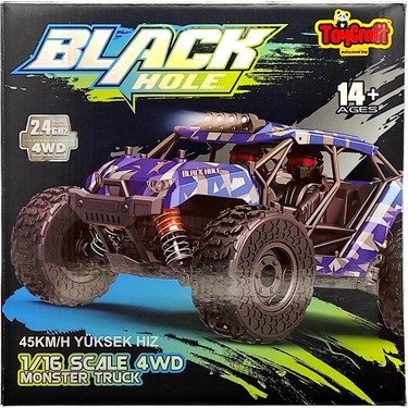 Toycraft Black Hole 45 Km/h 1:16 Elektrikli Servo Motor Fiyatı
