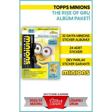Topps Mınıons 2: Gru'nun Yükselişi – Albüm Paketi Fiyatı
