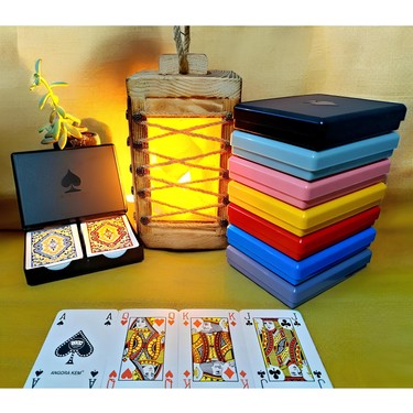 MSMETİCARET Angora Kem Kutulu Plastik Iskambil Oyun Kağıdı Fiyatı