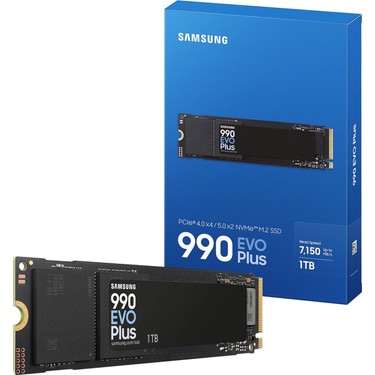 Samsung 990 Evo Plus 1tb MZ-V9S1T0BW 7150MB-6300MBSN Pcıe Fiyatı