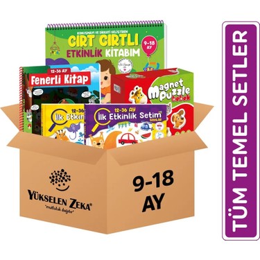 y-書籍18点セット Yükselen Zeka 9-18 Ay Temel Setler Kolisi Kitabı ve Fiyatı