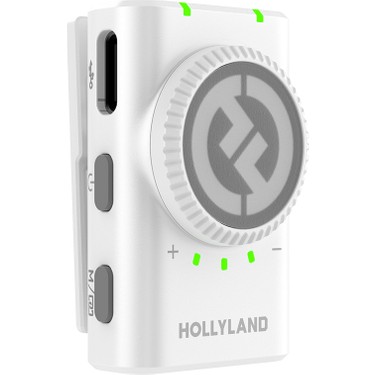Hollyland Lark M2 Kablosuz Mikrofon Seti Beyaz Fiyatı