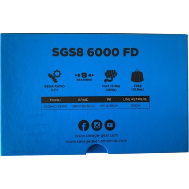 Savage Gear Sgs8 6000 Fd 8+1bb Jig Olta Makinesi Fiyatı