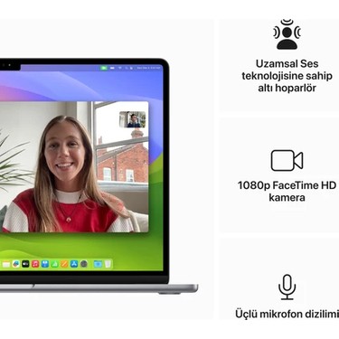 Apple MacBook Air M3 16GB 256GB SSD macOS 15 Taşınabilir Fiyatı