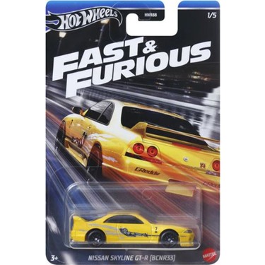 Hot Wheels - Nissan Skyline Gt-R (BCNR33) (1/64) Fast And Fiyatı