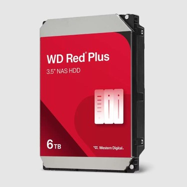 6tb Wd Red Plus Sata 5400RPM 256MB WD60EFPX Fiyatı