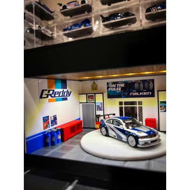 置物 cool Need For Speed Temalı 1/64 Ölçek Işıklı Garaj Dioraması Fiyatı