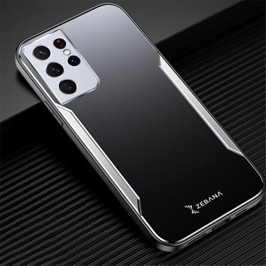 Samsung Galaxy S21 Ultra Kılıf Zebana Metal Mitras Kılıf Fiyatı