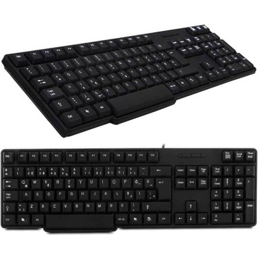 Everest KB-517U Siyah Kablolu Standart Klavye (Caps Lock Fiyatı