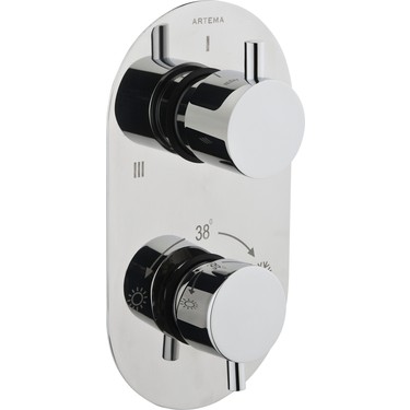 Artema Aquaheat A47117 R2 Ankastre Banyo/duş Bataryası, Krom Fiyatı